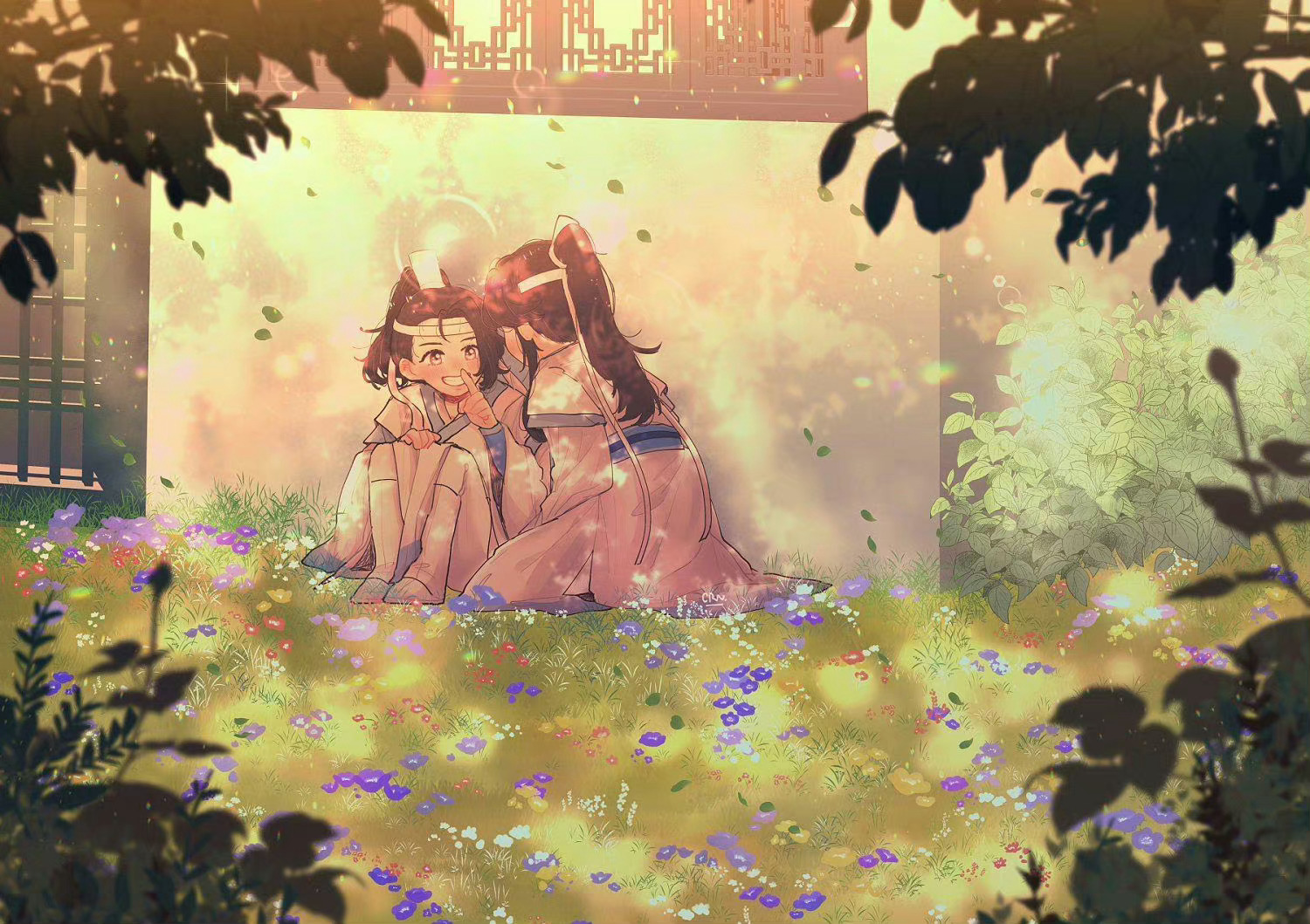 是可爱的小朋友组哦[抱一抱][抱一抱]#魔道祖师##夏日次元盛典# ​​​