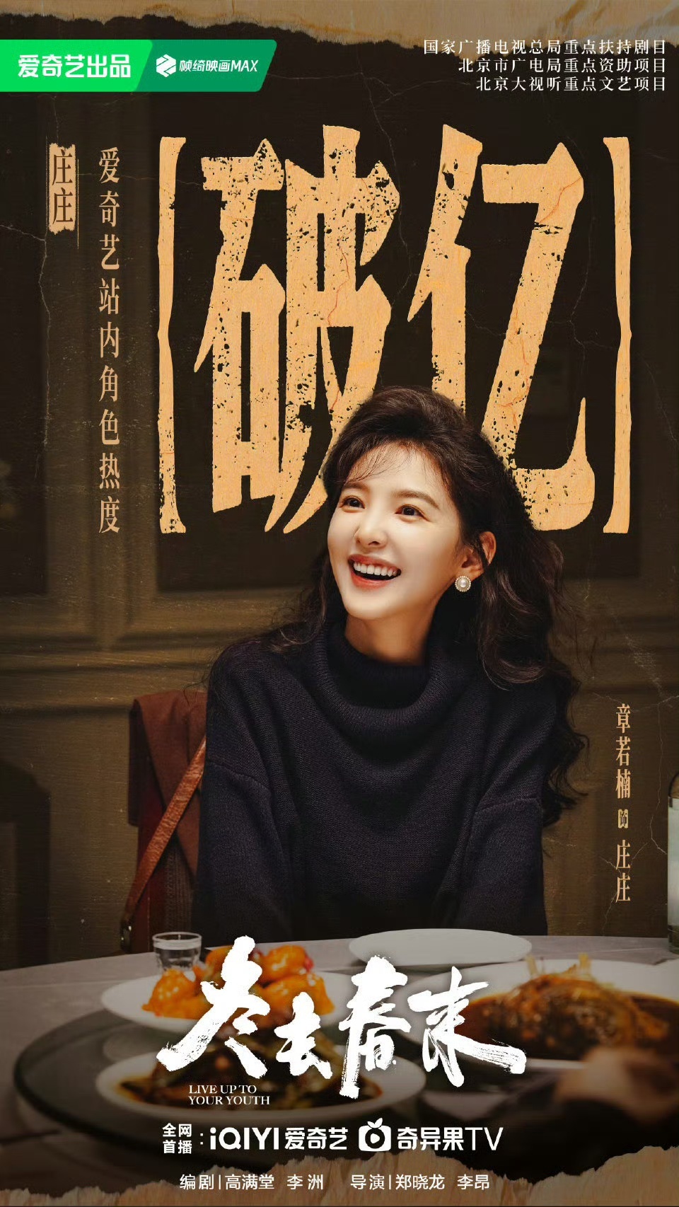 章若楠庄庄角色热度章若楠新剧角色热度章若楠把90年代的庄庄演活了！外柔内刚的韧劲