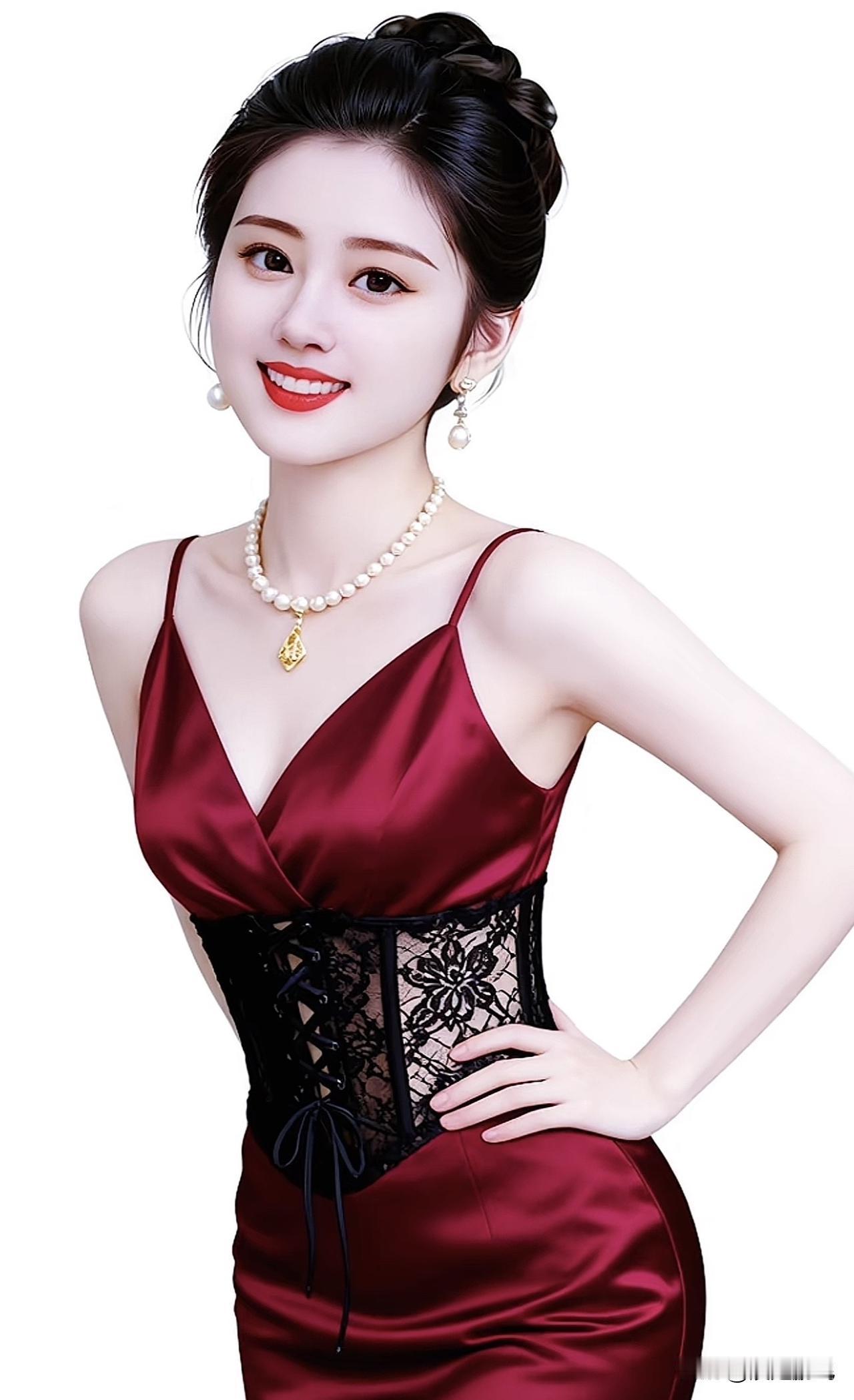 优雅红裙，气质女神，尽显迷人魅力！气质红裙女 温婉红裙 气质红裙穿搭 温婉红裙 