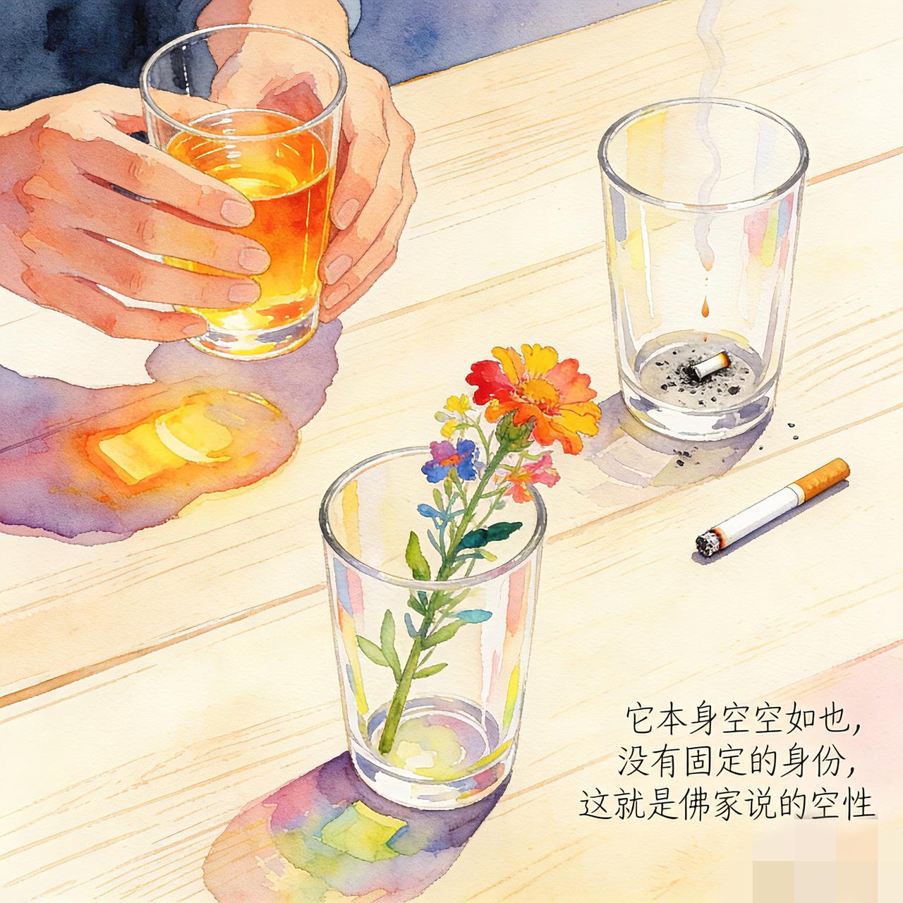 杯子本不是杯子，你的烦恼，全是自己找的
 
家里一只普通的玻璃杯。它没什么特别，