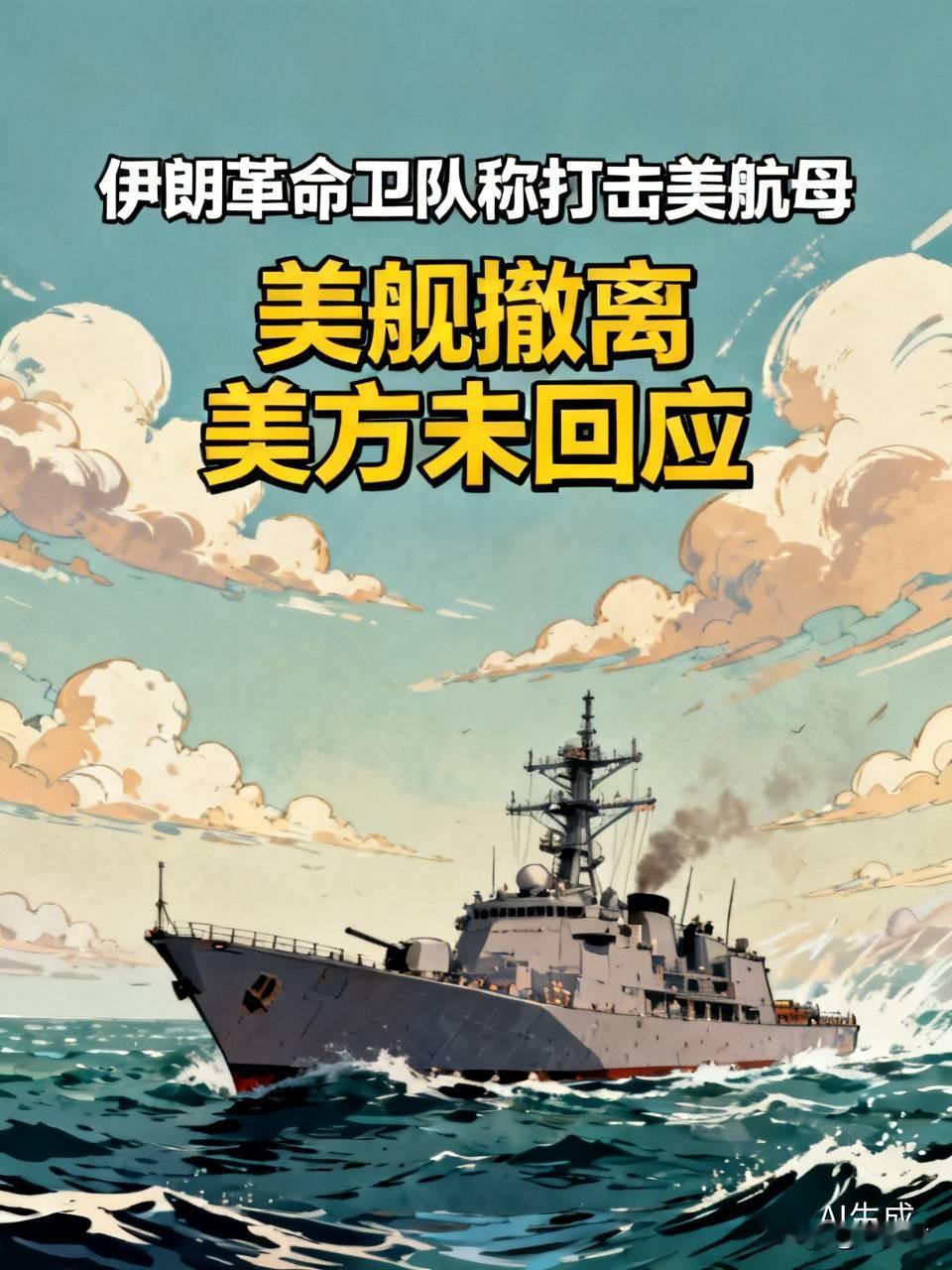 伊朗革命卫队称打击了美航母和驱逐舰 伊朗革命卫队放话，说自己打击了美军的航母和驱