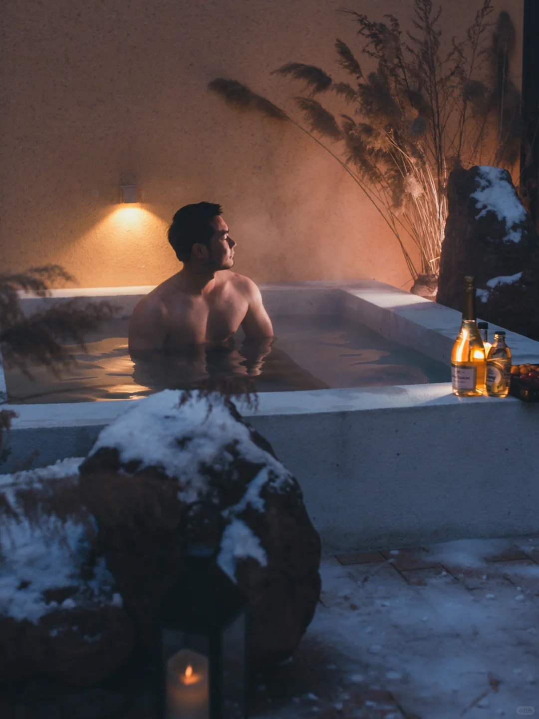 北京冬日宝藏！野鸭湖畔私汤小院，出片率100%