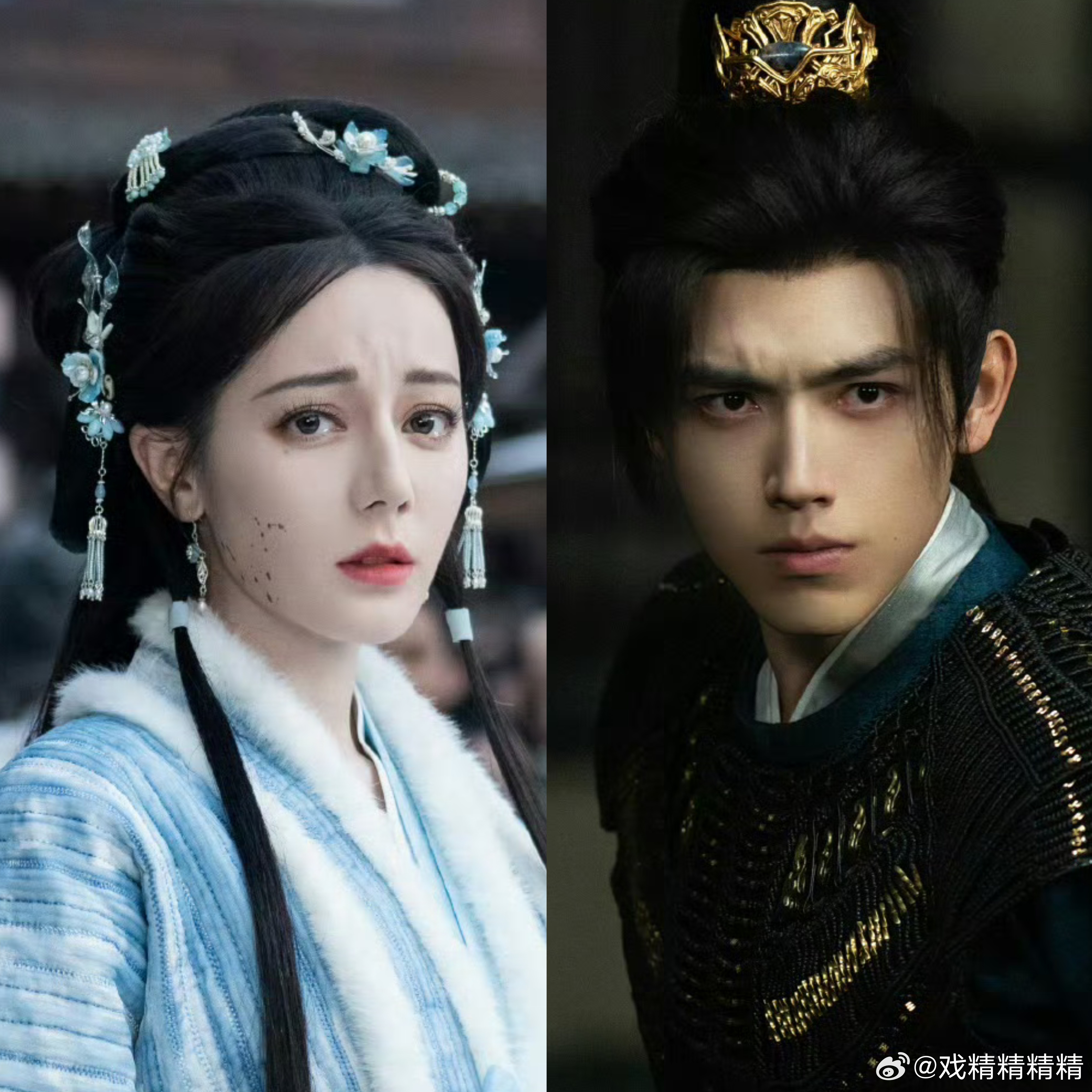 迪丽热巴陈飞宇同框被吐槽有年龄感（官方海报）实际年龄差了八岁，被网友吐槽像明道和