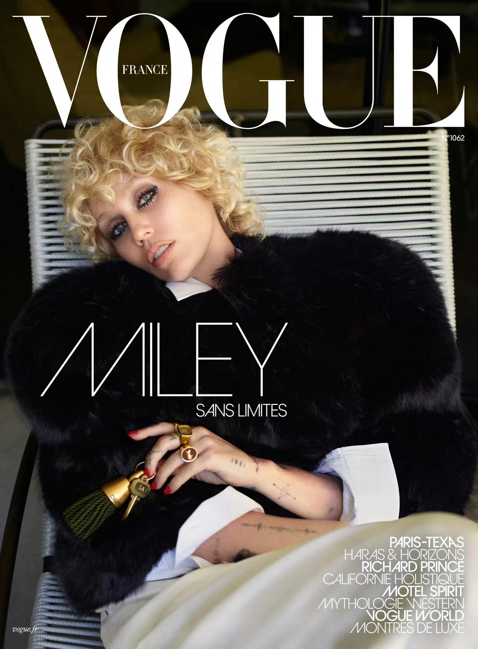 Miley Cyrus x Vogue France November 2025