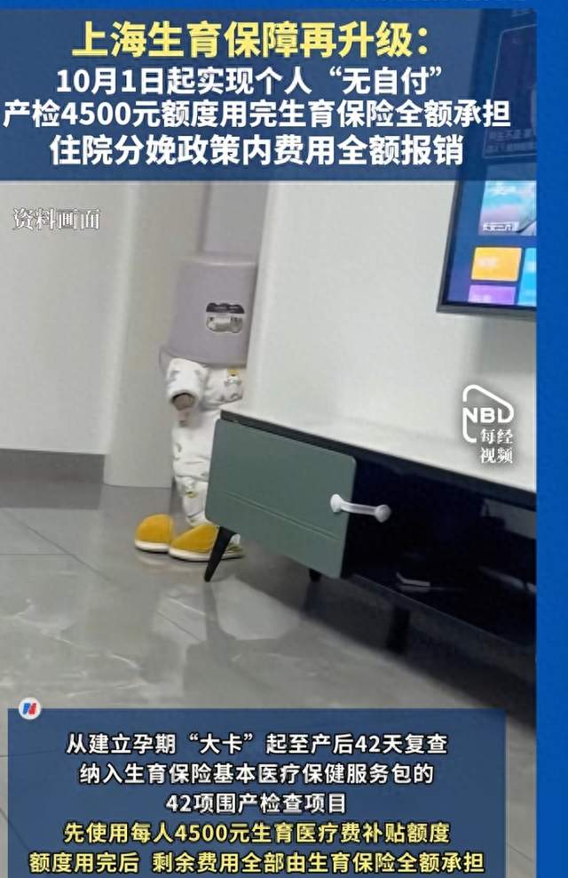 上海生娃新政：个人“无自付”真能省大钱！