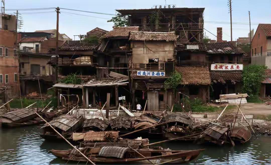 广州街道景色 影像·广州 广州老城区街景 老相片中的广州  以前的广州镜头下的广