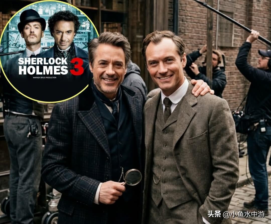小罗伯特·唐尼与裘德·洛再度回归饰演福尔摩斯与华生，简直再合适不过了
 
两人之