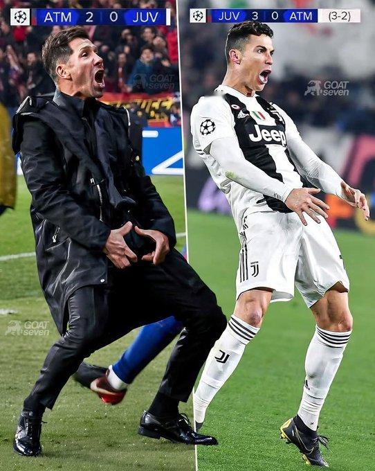 迭戈·西蒙尼“巴塞罗那今天差点就完成逆转，但他们就是没有克里斯蒂亚诺·罗纳尔多。