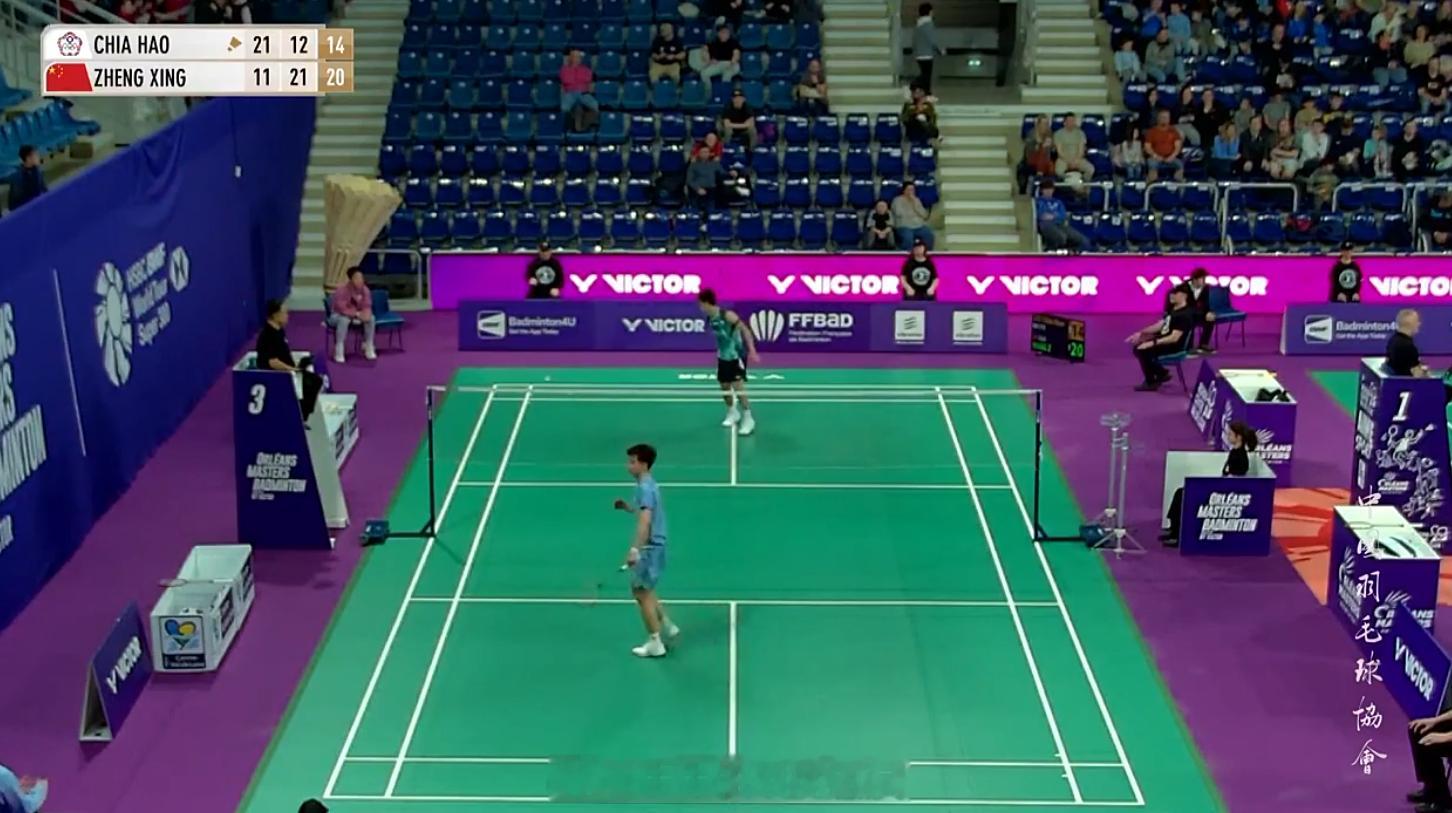 2026年奥尔良羽毛球大师赛 男单 1/16赛李佳豪 21-11 12-21 1