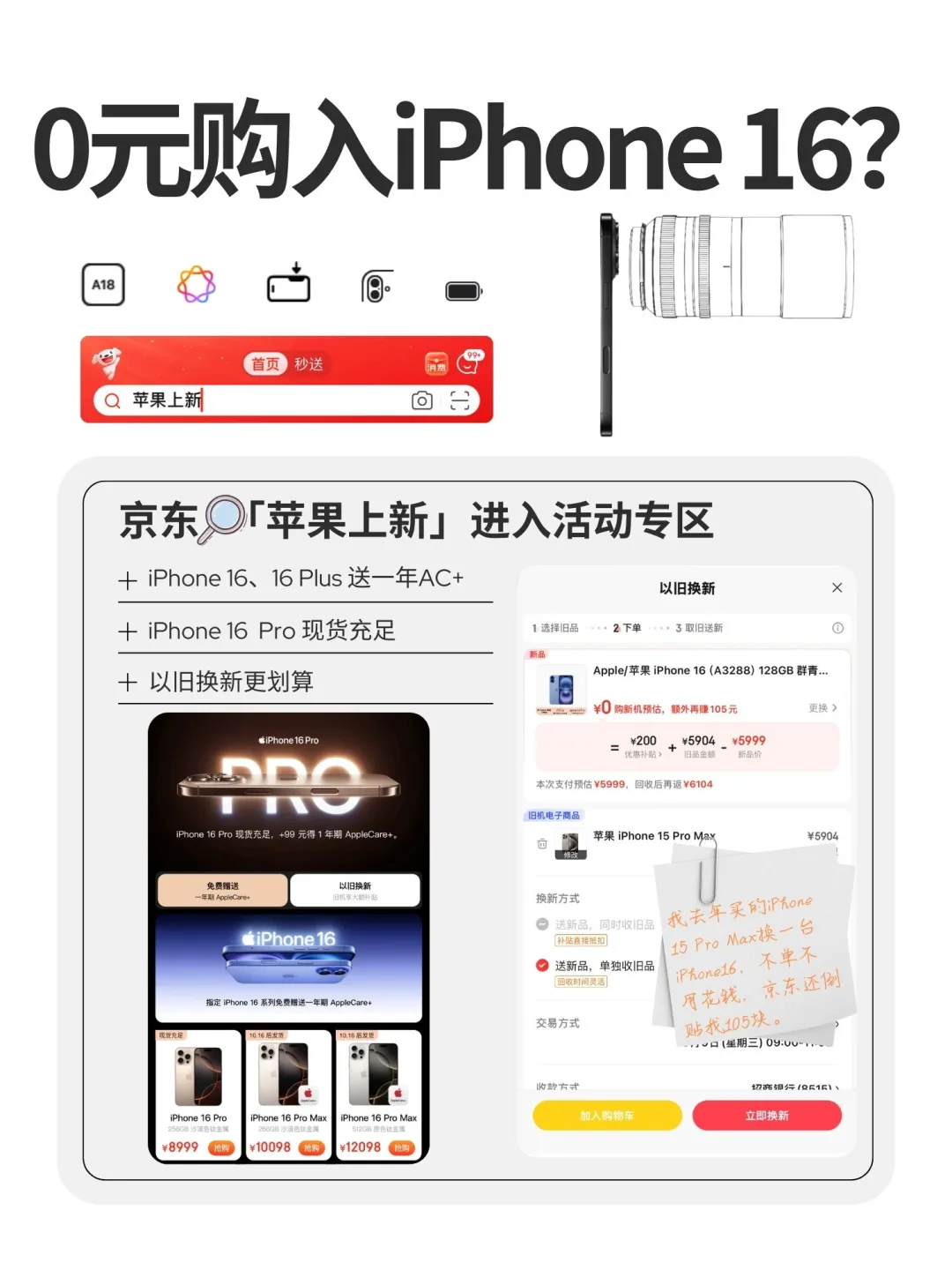 iPhone16真的可以0元购❗️亲测有效！
