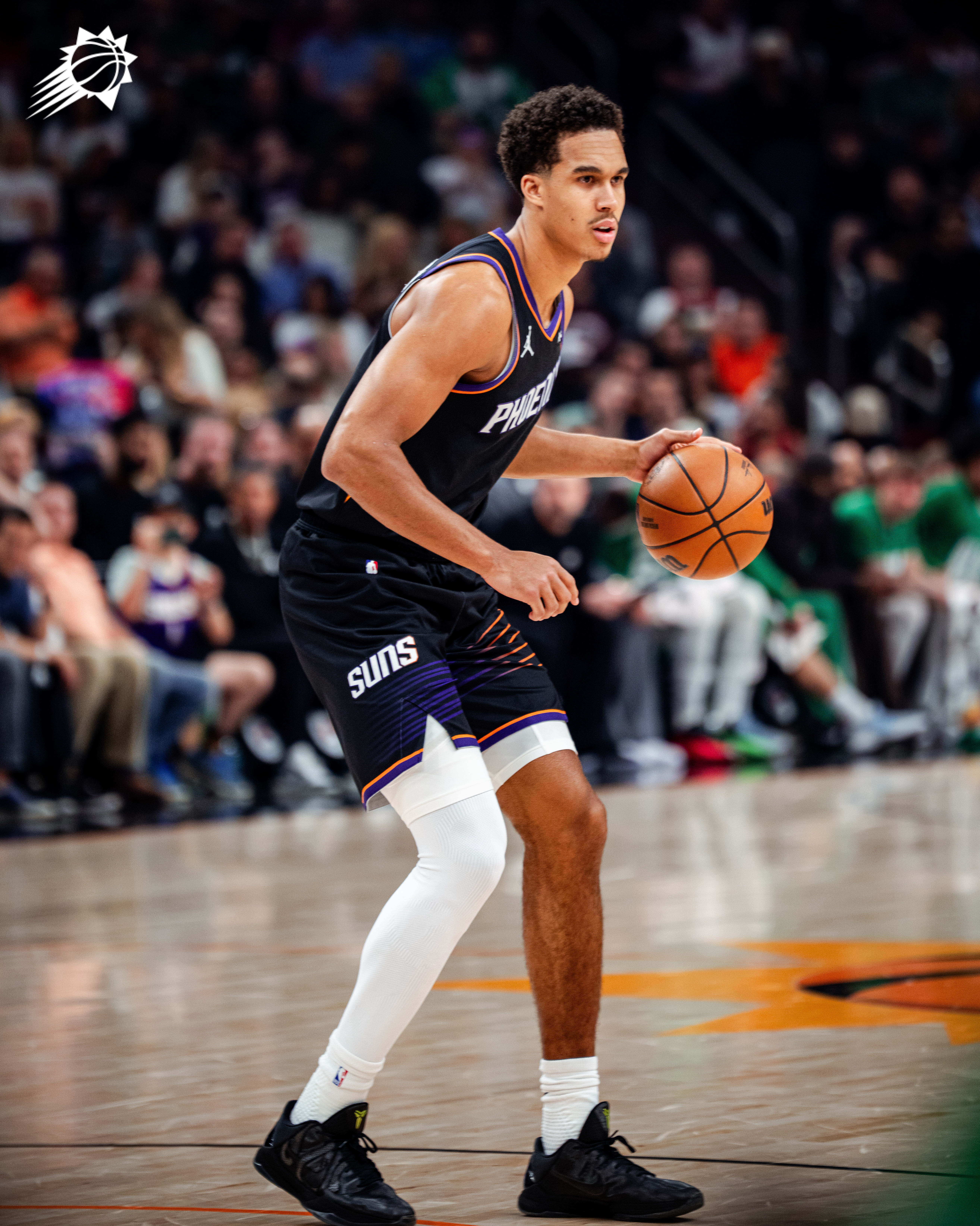 阿伦助攻Oso扣篮得分，造成2+1！☄️菲尼克斯太阳 | 旭日东升 | 凯尔特人