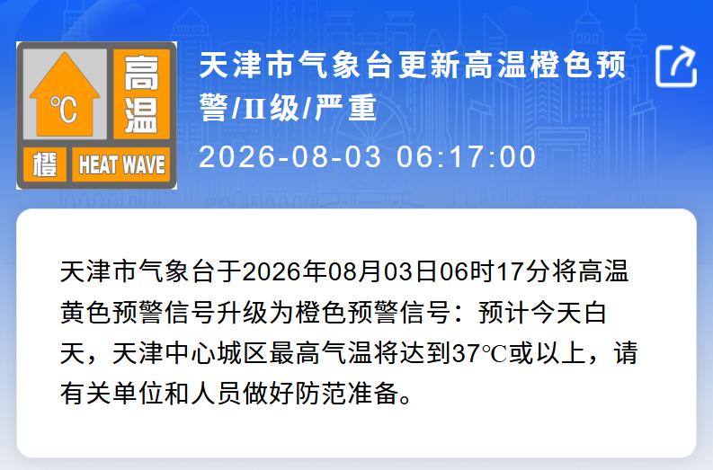 天津今天这天气，简直是要把出门的人直接放进空气炸锅里“烤熟”啊！

就在刚刚，连