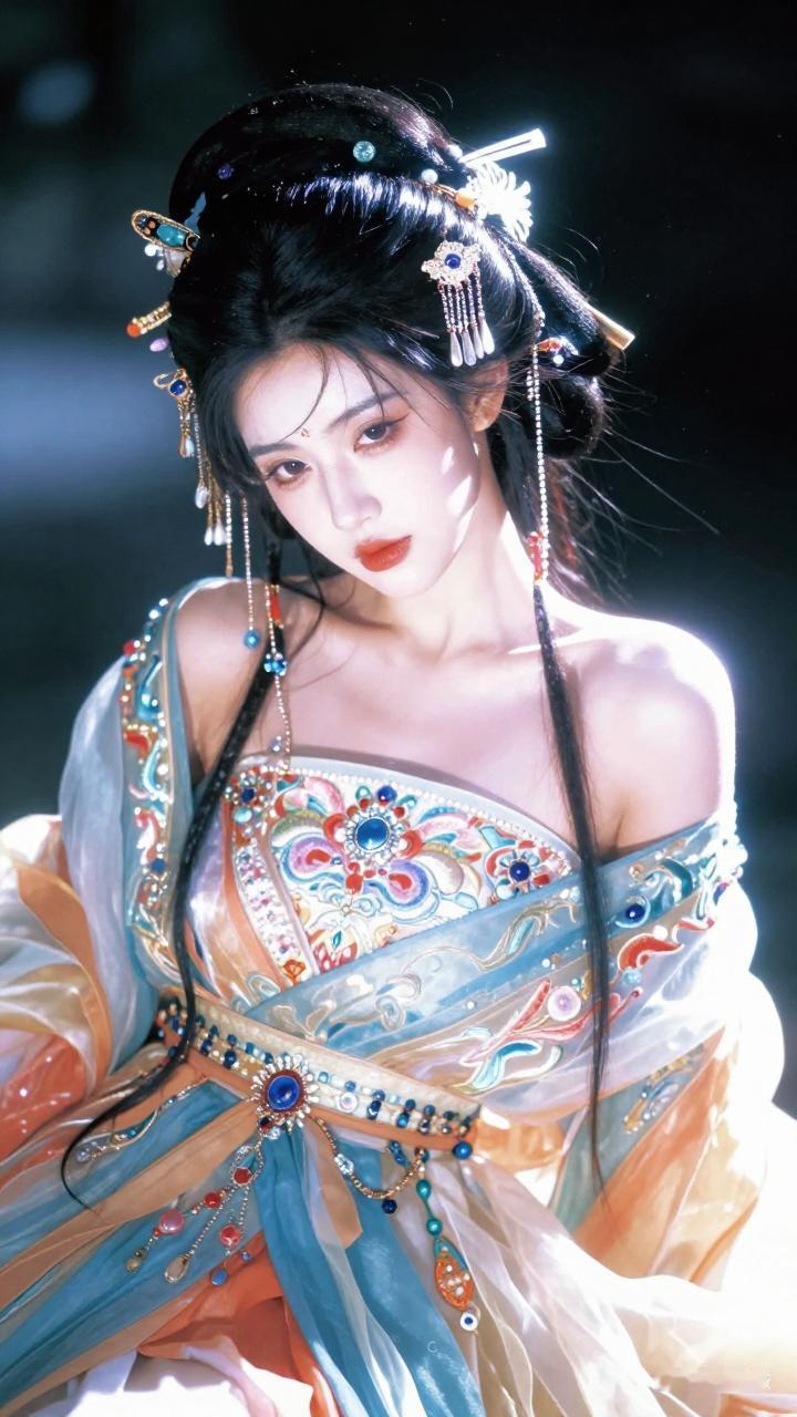 穿越千年，古风美人的美简直绝了。就说四大美女，西施溪边浣纱，鱼儿见了都自愧不如沉