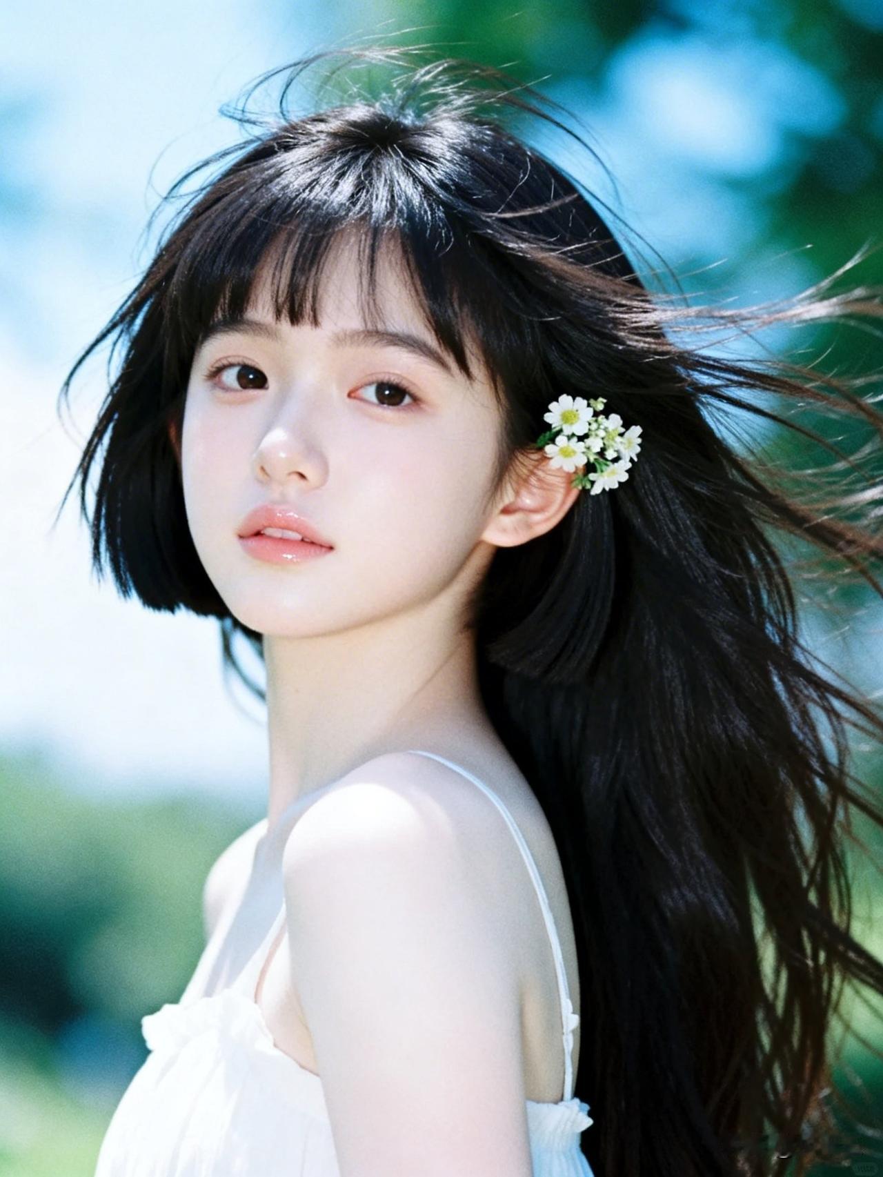 美女究竟能有多美一眼心动的可爱清纯性感少女写真分享美女 国色天姿美女照 本图片为