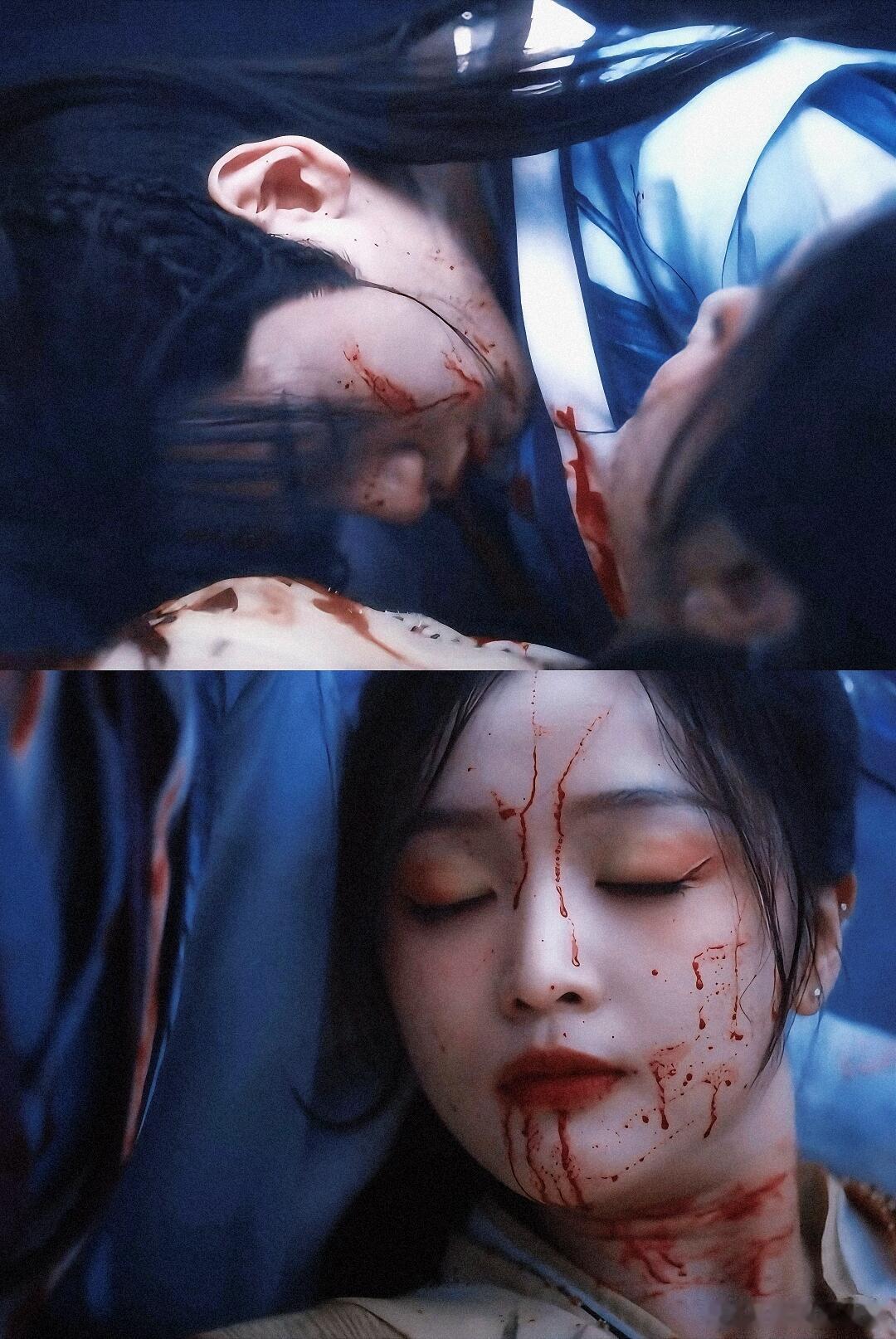 “我站在故事的开头，望着你们走向必死的结局。” 不过我们小情侣这样抱着死在一起是