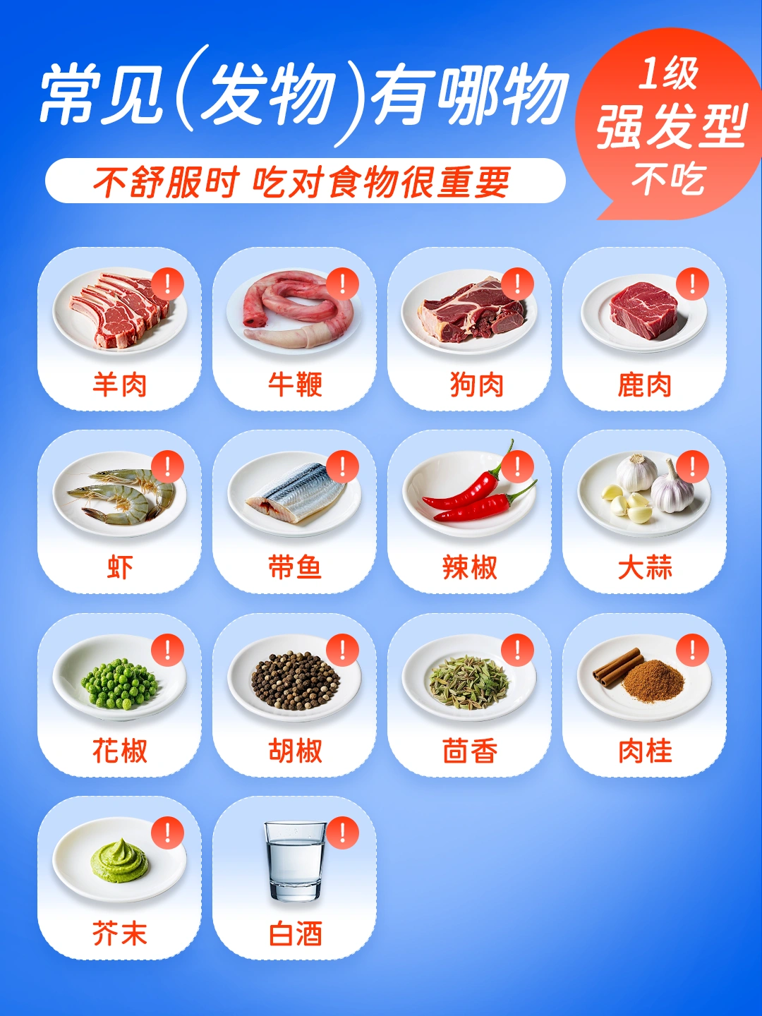 什么是发物？超详细的常见「发物」3级清单🧾