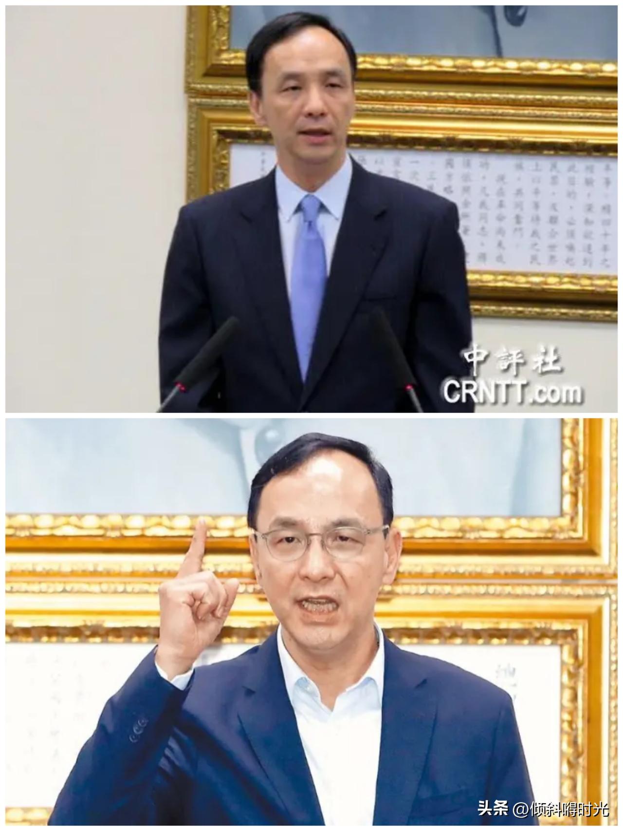 果然不出所料，昨天桃园市议员凌涛挂出和国民党前主席朱立伦的竞选看板，今天朱立伦就