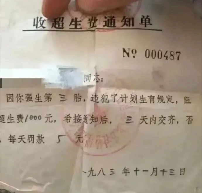 这张通知单好有年代的画面感，我名字的由来