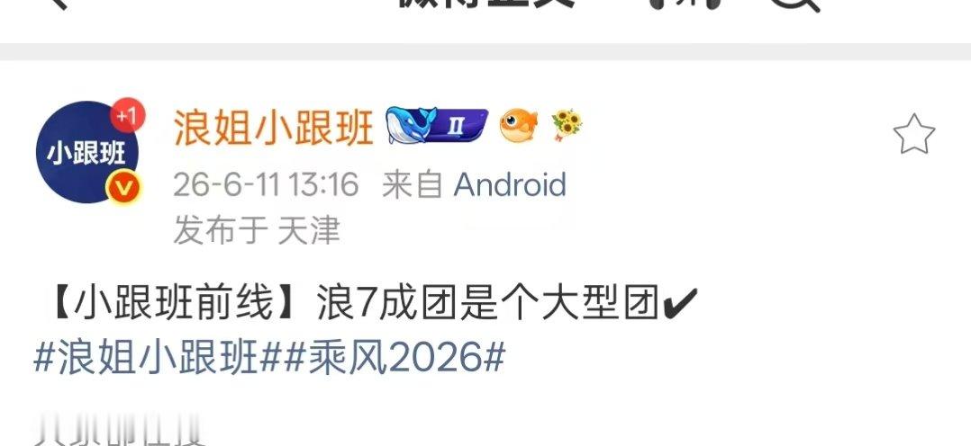 浪7将成立大型团浪姐大型团 网传浪姐第七季会成立一个大型团 