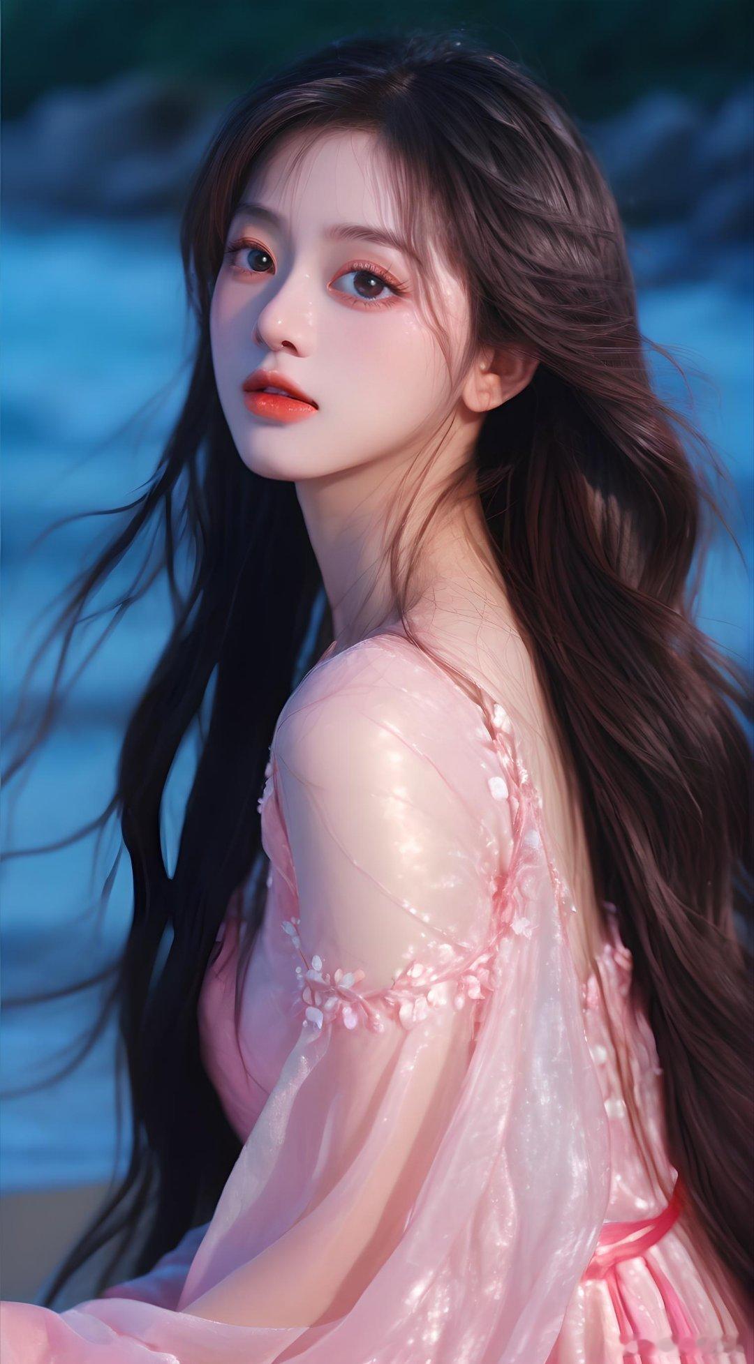 背负着你给的温柔，静静享受着落日海风#落日##小仙女##海风#  ​​​