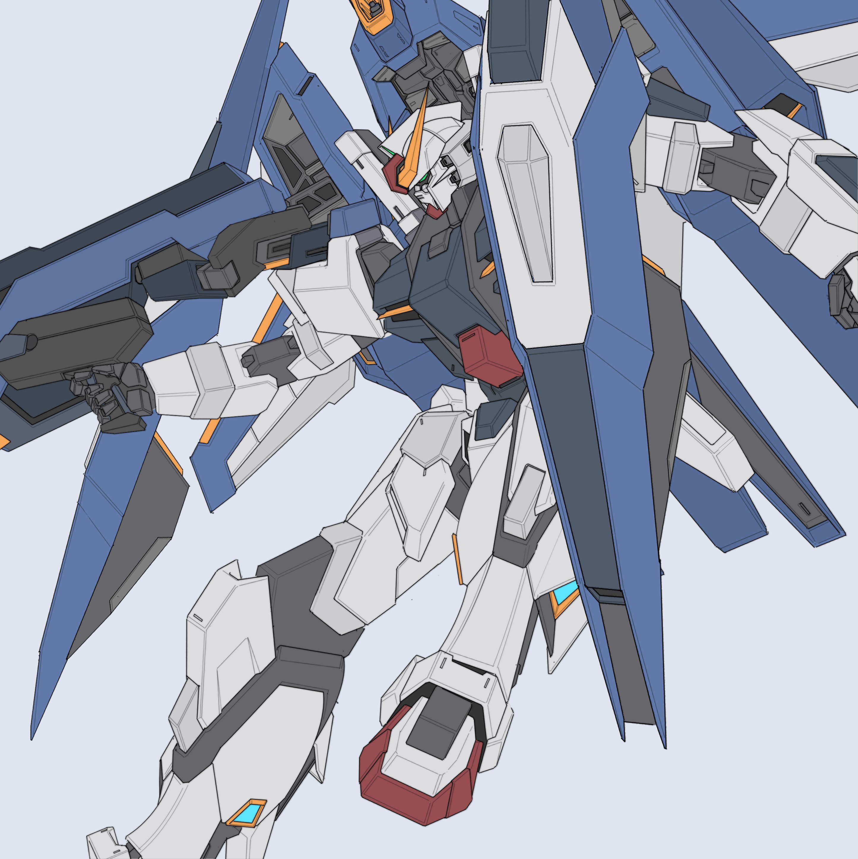 メカクリア新本的禁断强袭和黑强袭Mk-2高达seed ​​​