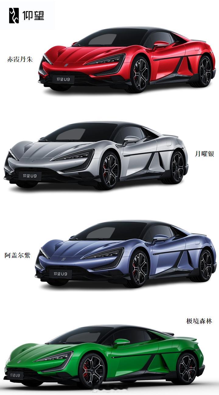 仰望U9极境森林新配色 【新车选色】仰望U9新增配色：极境森林，现在看，大家觉得