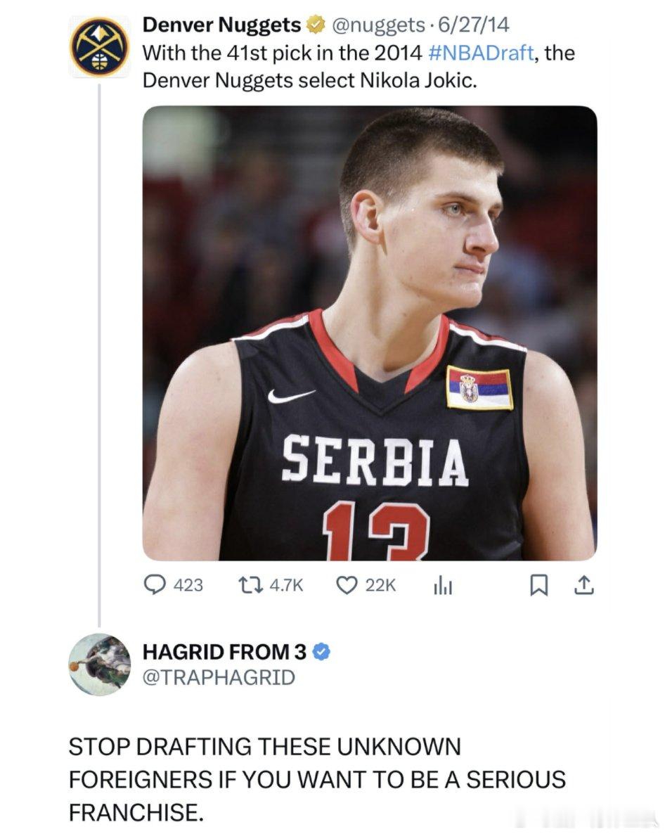 “如果你想成为一支正经的强队，就别再选这些不知名的外国人了。”看看喷火龙和火恐龙