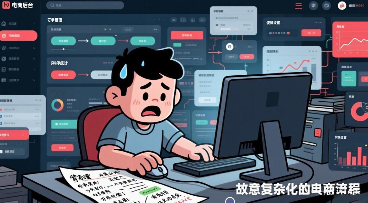 发现一个问题，某电商平台在有意制造一些没有必要做的工作，消耗卖家大量的时间和精力
