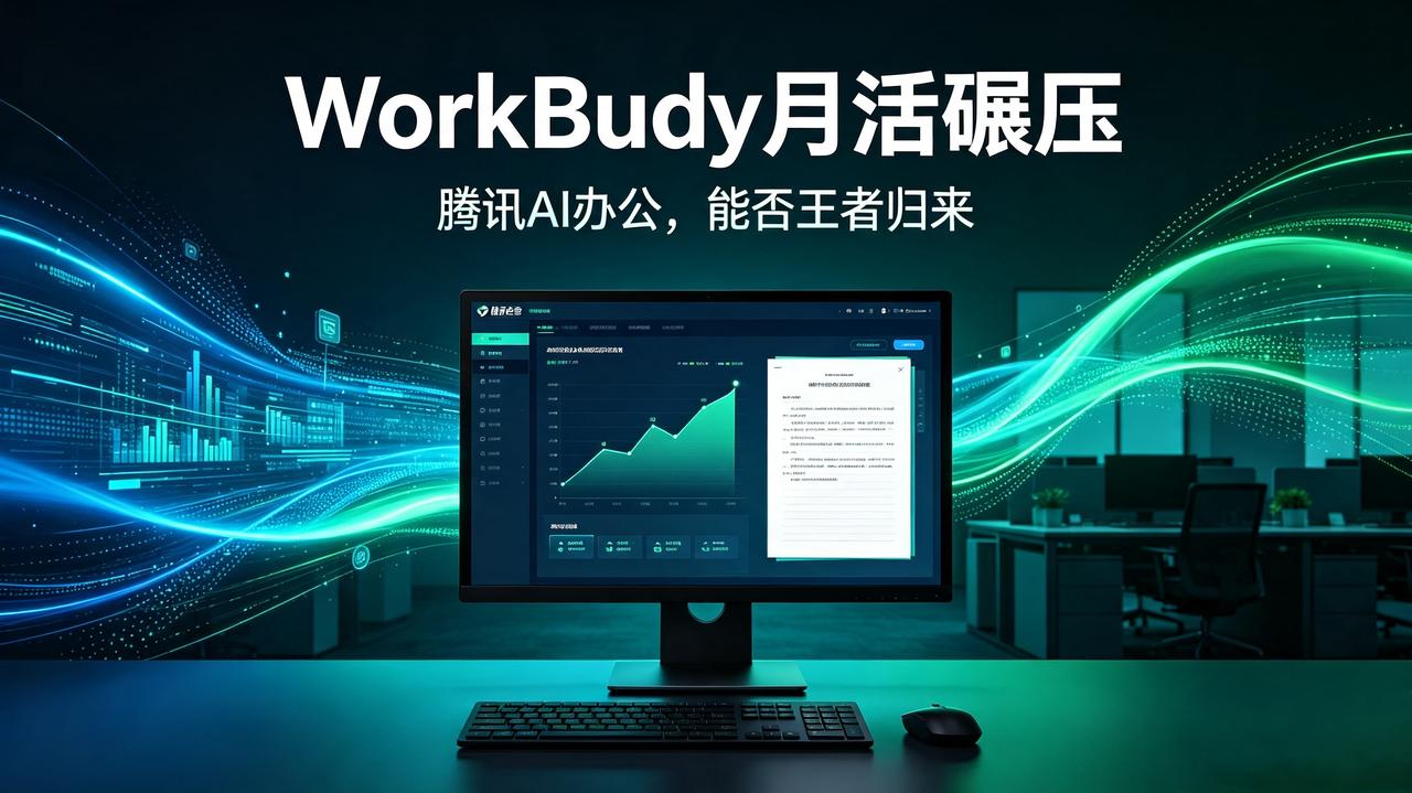 WorkBuddy月活碾压所有AI办公助手，腾讯这次真要“王者归来”？

刚拿到