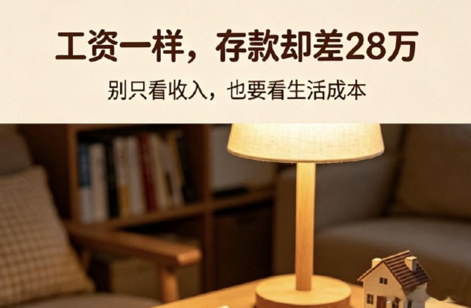 从开始工作，身边确实有这种，工资差不多，存款差一大截。说白了不是谁更能忍，大家对