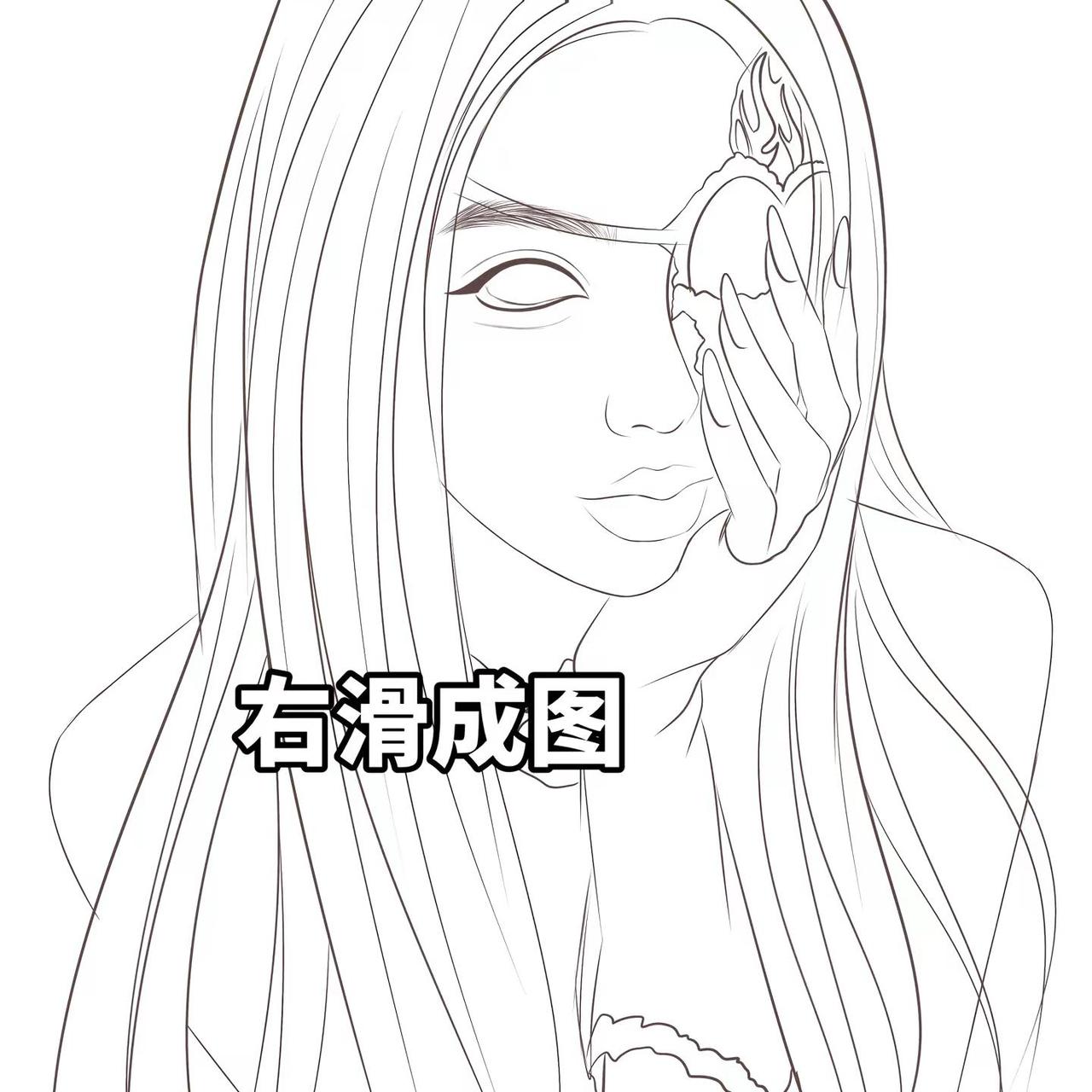 右滑成图，猜猜是哪位女明星。procreate绘画 女明星 摸鱼 同人