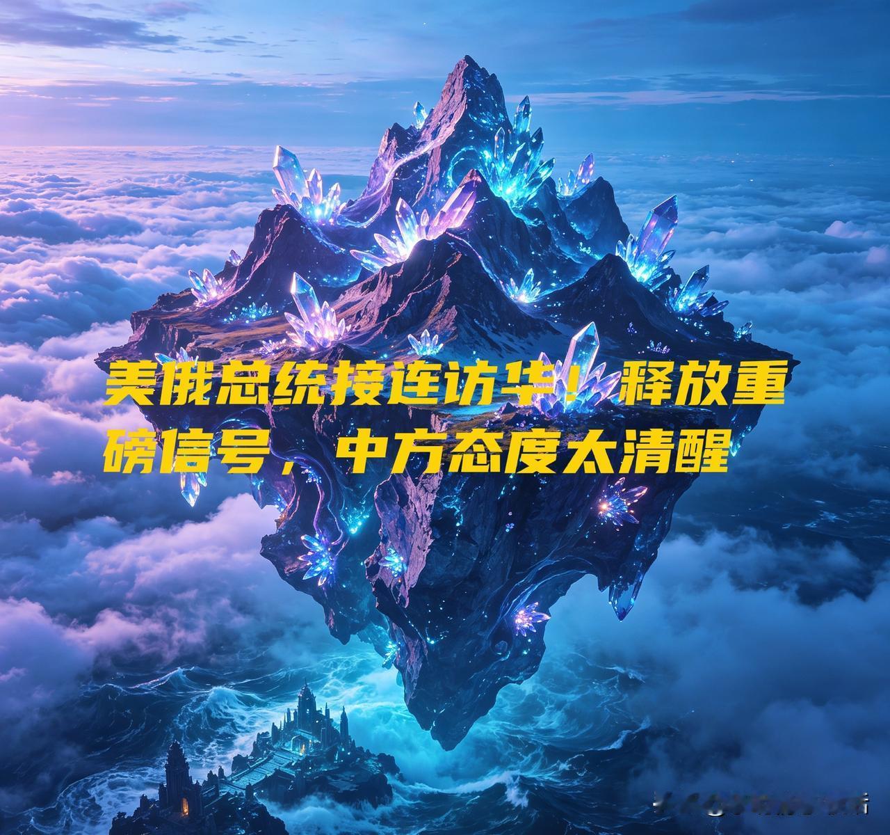 美俄总统接连访华啦！释放出重要信号，咱中方心里可明白着呢。

       才一