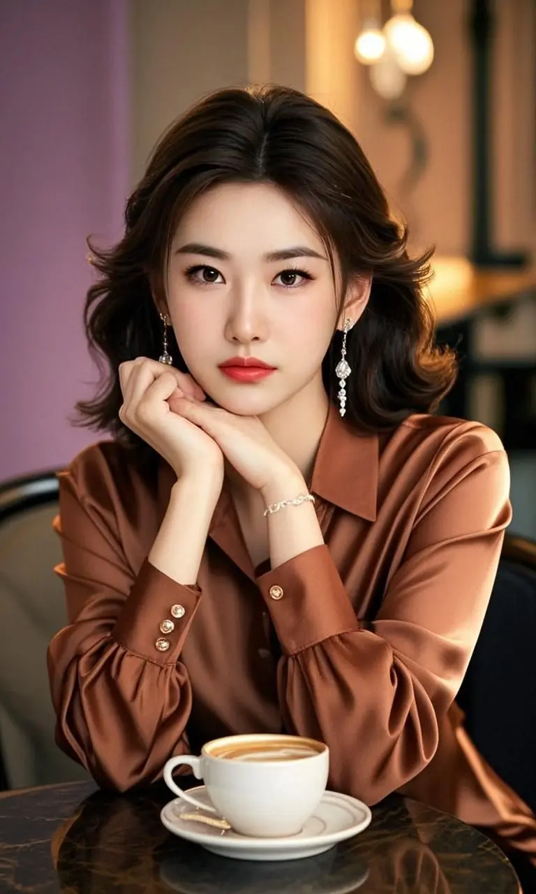 AI红唇优雅佳人