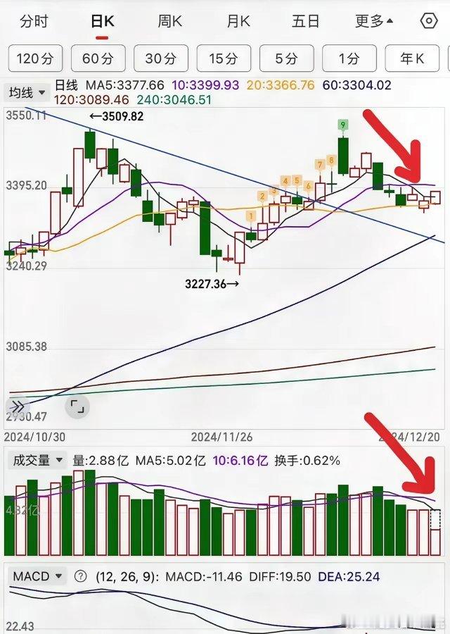 2024.12.20中午收评：      超跌反弹，无明显增量，今日的量能不够1