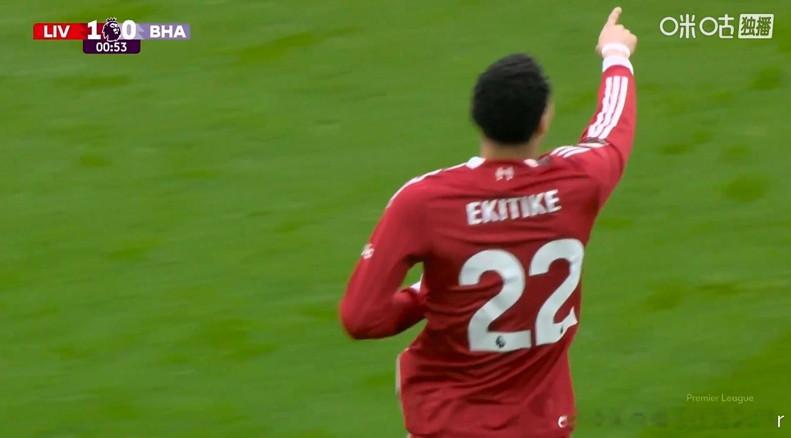 超级超级超级超级超级梦幻的开局！1分钟不到艾基蒂克完美破门！利物浦vs布莱顿利物