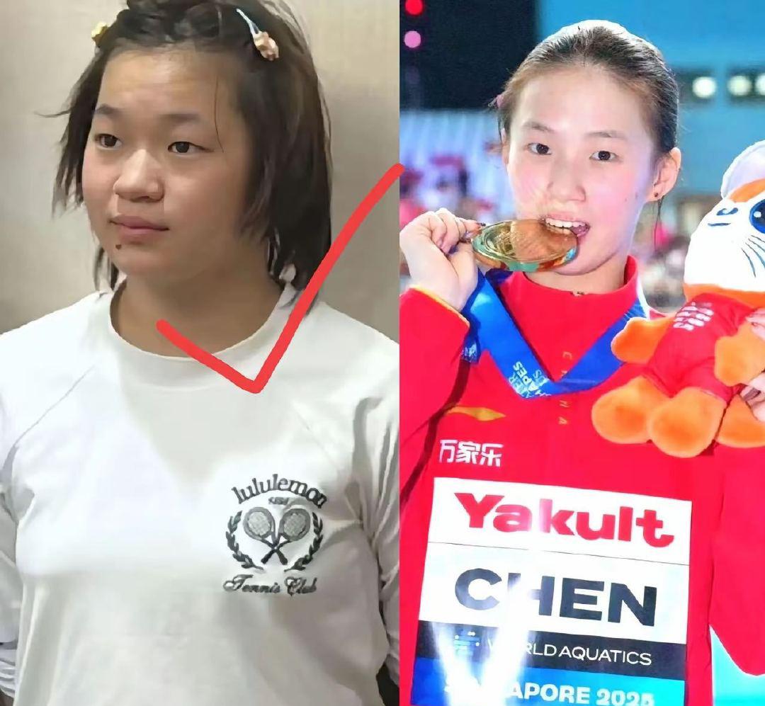 陈芋汐与全红婵的电话对话

全红婵：（声音带着点委屈）小汐，我好想你啊，这次世锦