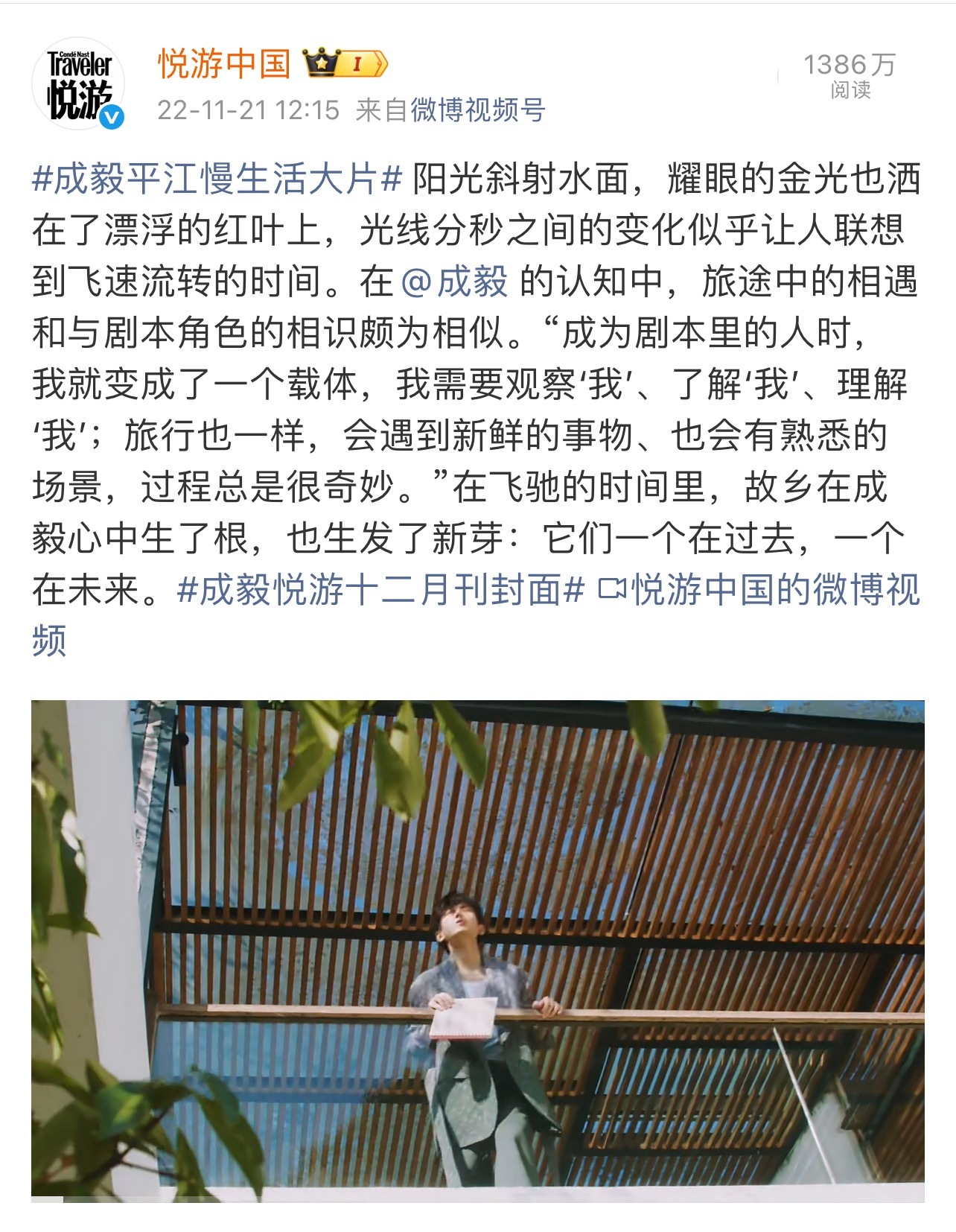 回看2022年悦游发的成毅帖子，前排评论区的果果随便翻一个主页，都还在粉成毅这些