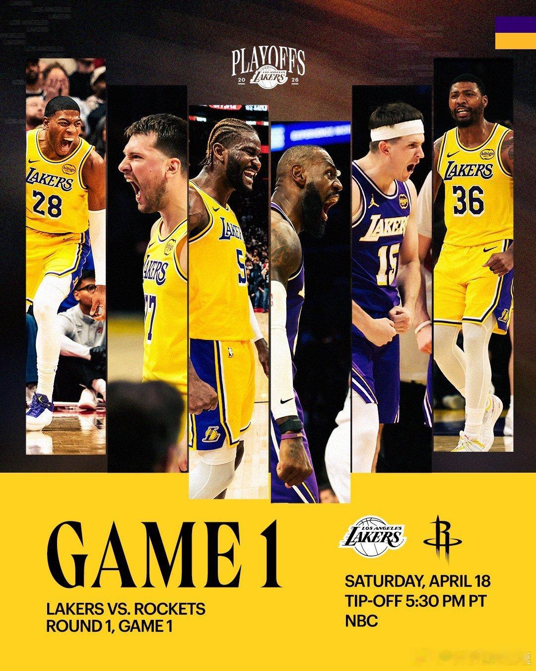 湖人火箭双向奔赴流量拉满！NBA常规赛收官战 确认了最终排名和季后赛首轮对位湖人