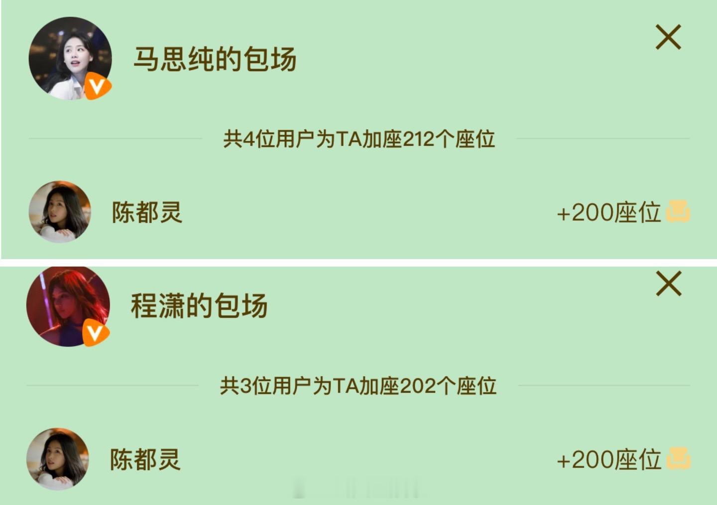女宝们友谊长存陈都灵包场马思纯程潇新剧陈都灵给马思纯程潇新剧包场