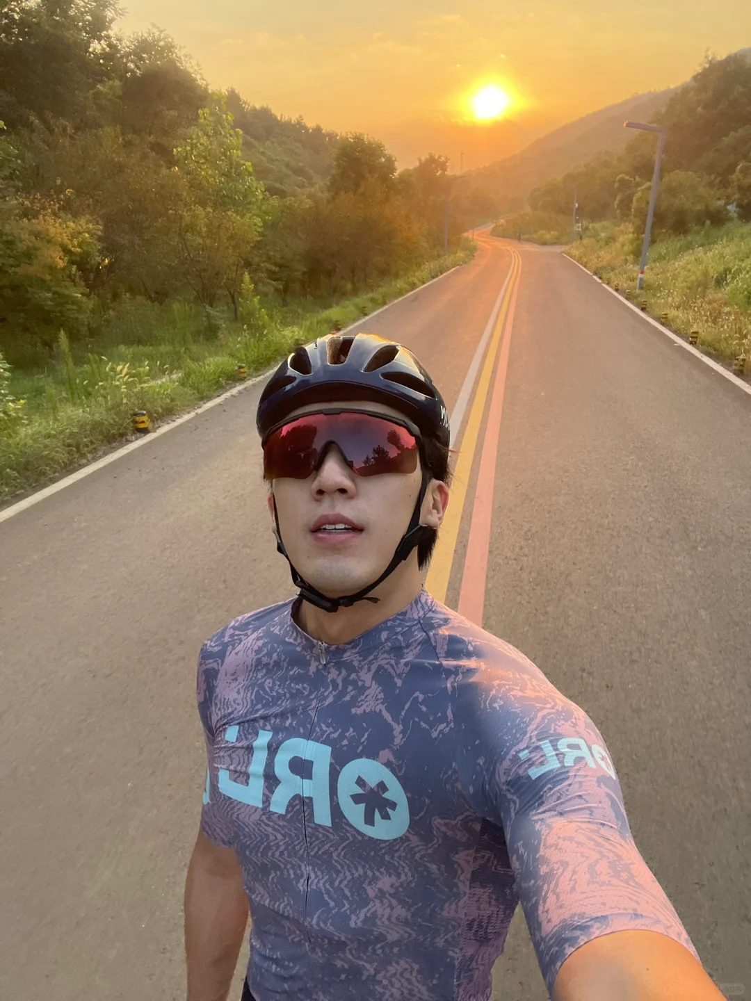 5.30老山日出骑🚴🏻‍♀️
