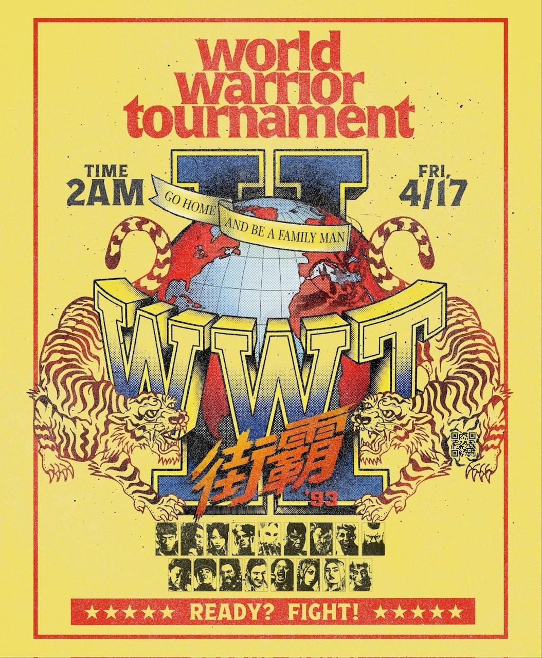 电影街头霸王 “世界格斗大赛”的神秘海报现身香港街头，画面上“4月17日”是要发