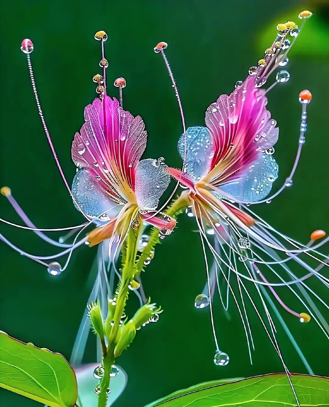 见过比我还“戏多”的草吗？
 
我真服了！刚瞅见个草能气笑人！ 
 叶子卷得跟小
