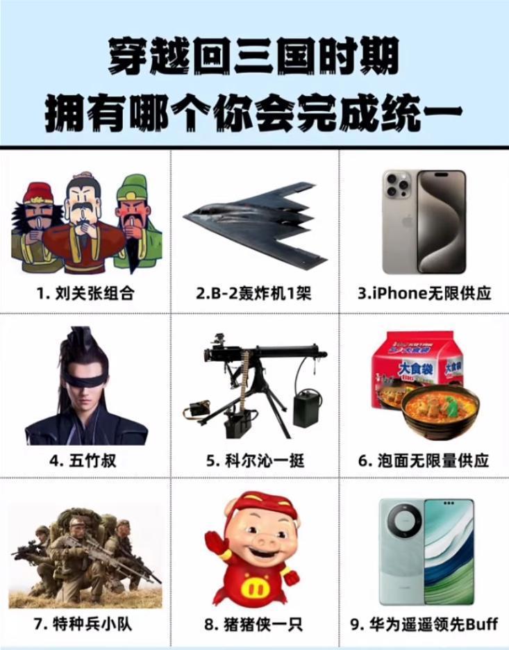 就凭你们的智商拥有哪一个也不可能夺得天下  