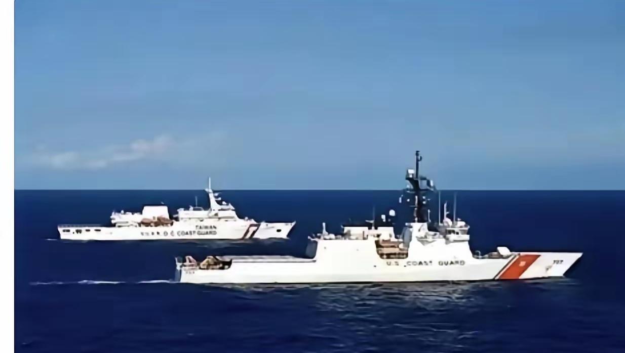 美台海巡船"贴脸"同框上热搜！这波操作你看懂了吗？
 
7月28日，美国在台协会
