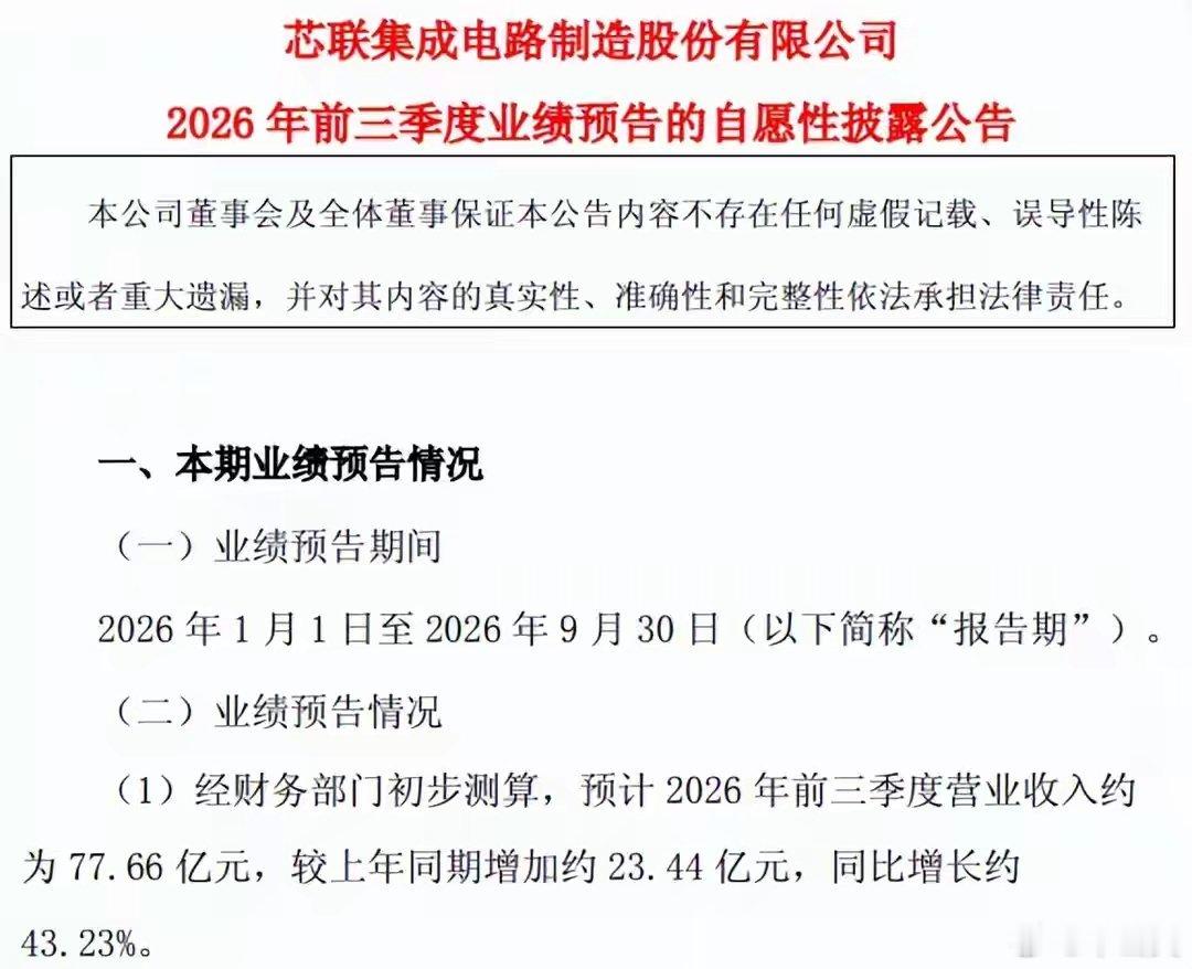 利好！多家A股公司，业绩预喜随着2026年三季度正式收官，A股上市公司前三季度业