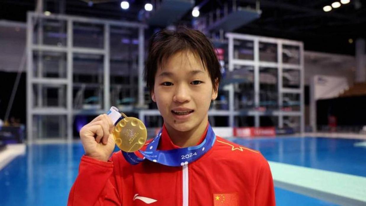 恭喜全红婵被《体坛周报》评为2025年度“社媒最受欢迎运动员”