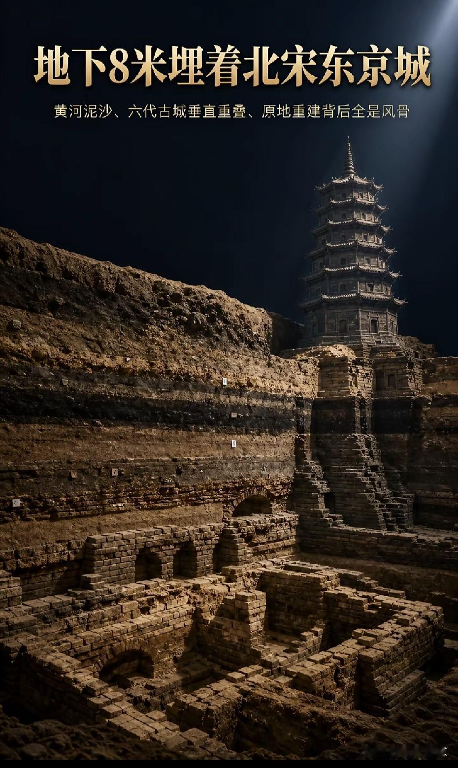 千年州桥一开封城摞城的铁证世界上没有一个城市像开封这样深埋于地下，触手可及，却无