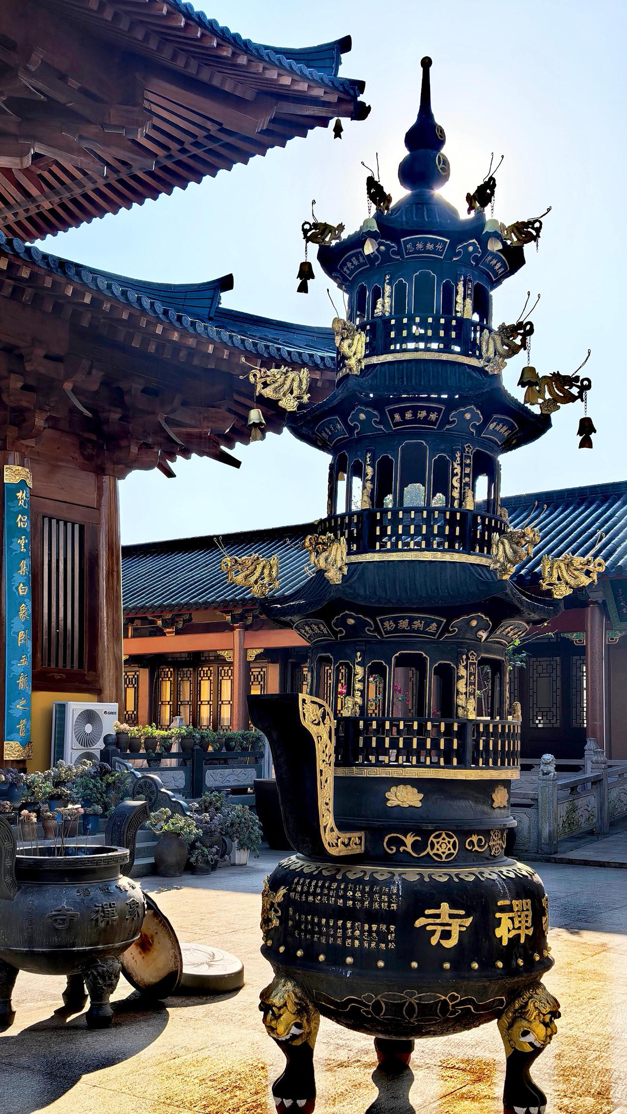 寺庙古建传统文化冬至