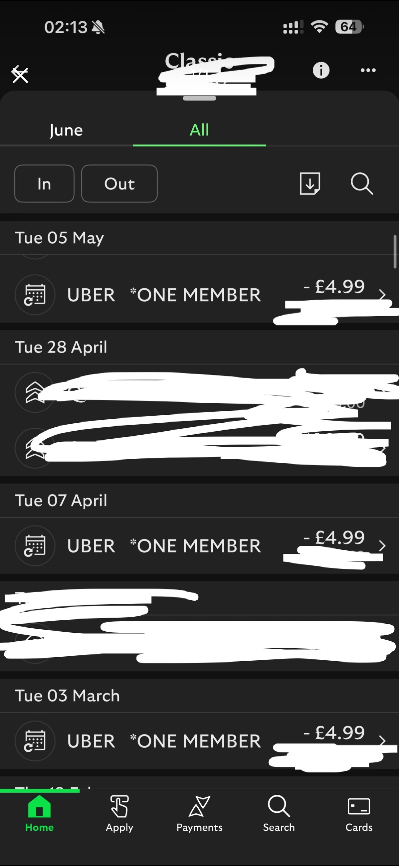 uber one你能不能不要再扣费我了 半年前就停止订阅了 还一直在这扣扣扣 要