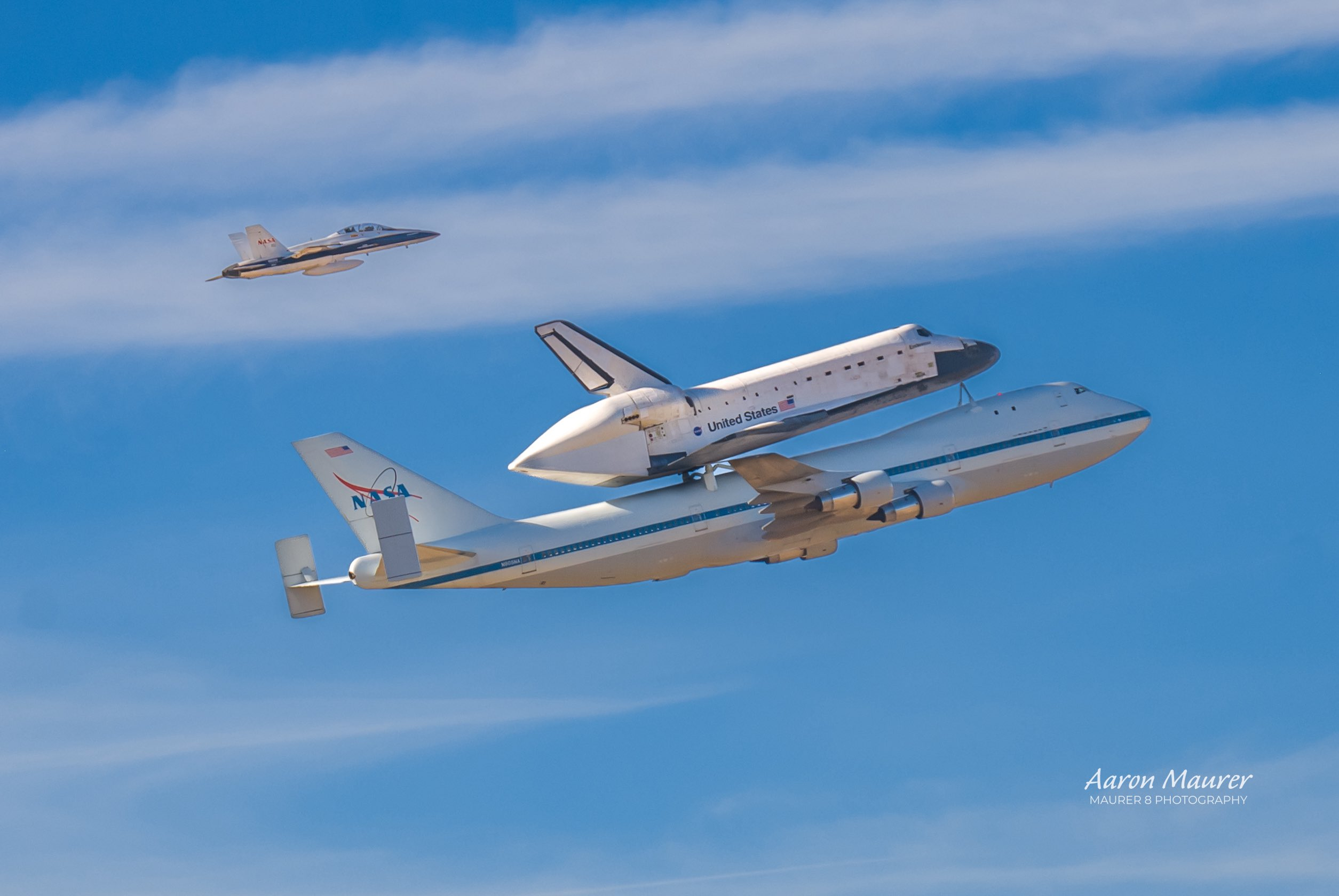 航天飞机运输机（Shuttle Carrier Aircraft，SCA） 搭载